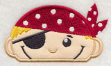 Peeking Pirate (Applique)