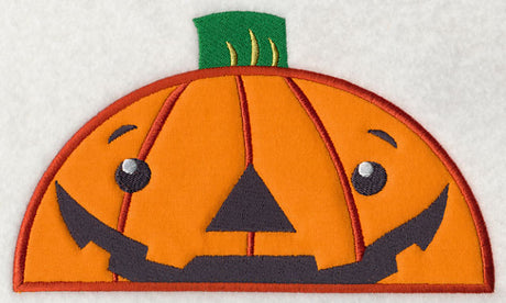 Peeking Jack-o-Lantern (Applique)