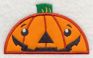 Peeking Jack-o-Lantern (Applique)