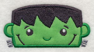 Peeking Frankenstein's Monster (Applique)