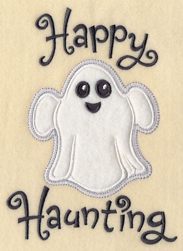 Happy Haunting Ghost (Applique)