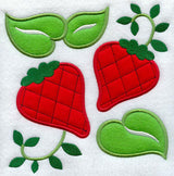 Fruity Berry Folk Art (Applique)
