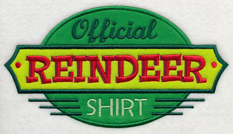 Official Reindeer Shirt (Applique)