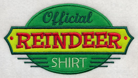 Official Reindeer Shirt (Applique)