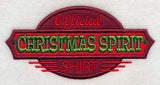 Official Christmas Spirit Shirt (Applique)
