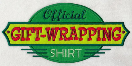 Official Gift Wrapping Shirt (Applique)