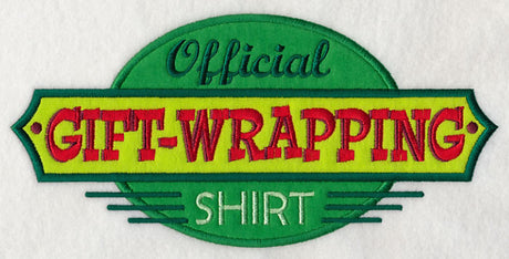 Official Gift Wrapping Shirt (Applique)