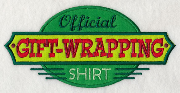 Official Gift Wrapping Shirt (Applique)
