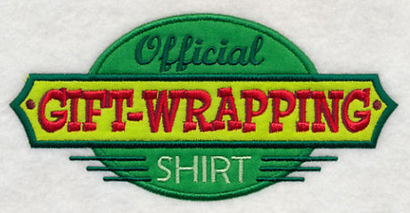 Official Gift Wrapping Shirt (Applique)