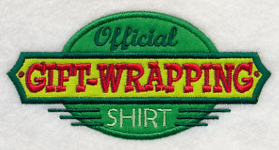 Official Gift Wrapping Shirt (Applique)
