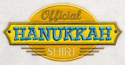Official Hanukkah Shirt (Applique)