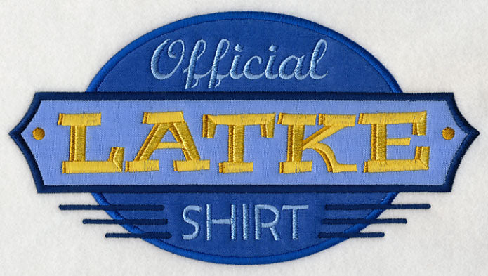 Official Latke Shirt (Applique)