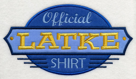 Official Latke Shirt (Applique)