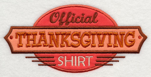 Official Thanksgiving Shirt (Applique)