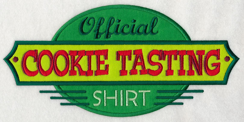Official Cookie Tasting Shirt (Applique)