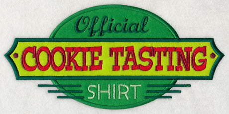 Official Cookie Tasting Shirt (Applique)