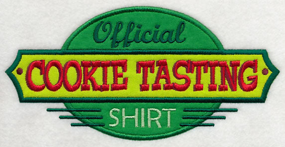 Official Cookie Tasting Shirt (Applique)