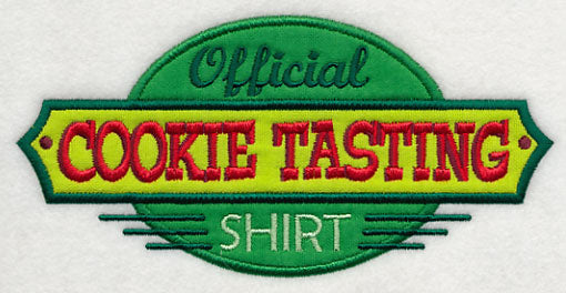 Official Cookie Tasting Shirt (Applique)
