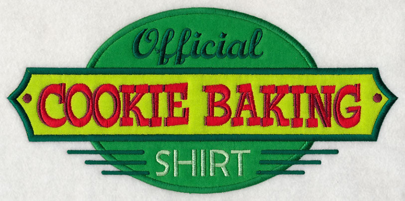 Official Cookie Baking Shirt (Applique)