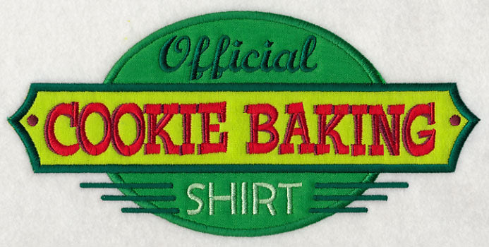Official Cookie Baking Shirt (Applique)
