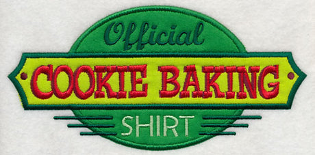Official Cookie Baking Shirt (Applique)