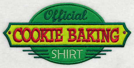 Official Cookie Baking Shirt (Applique)