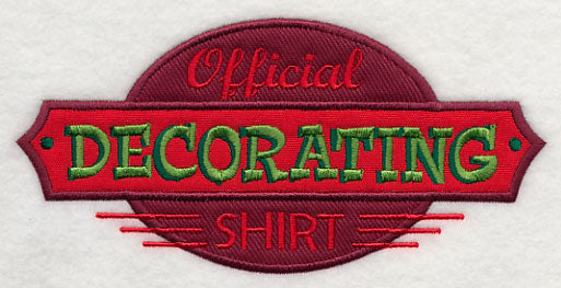 Official Decorating Shirt (Applique)
