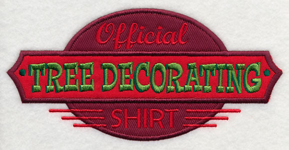 Official Tree Decorating Shirt (Applique)