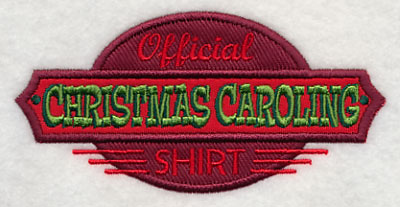 Official Christmas Caroling Shirt (Applique)