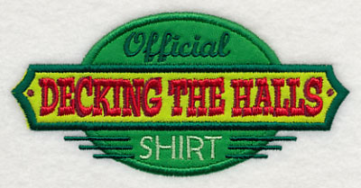 Official Decking the Halls Shirt (Applique)