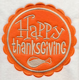 Happy Thanksgiving Stamp (Applique)