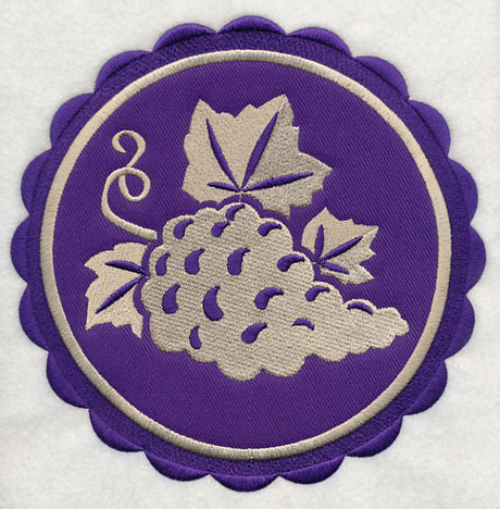 Grapes Stamp (Applique)