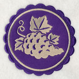 Grapes Stamp (Applique)
