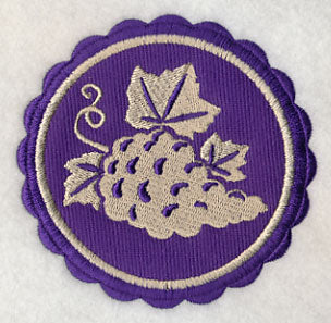 Grapes Stamp (Applique)