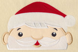 Peeking Santa (Applique)