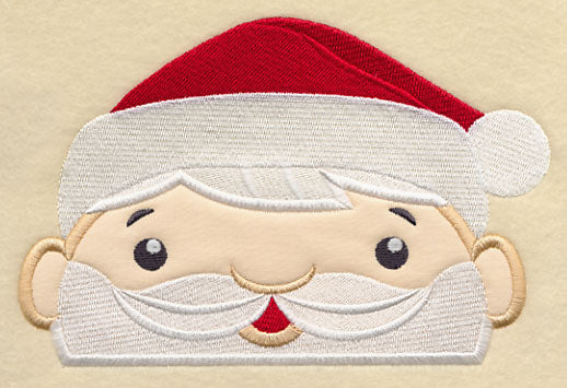 Peeking Santa (Applique)