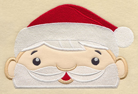 Peeking Santa (Applique)