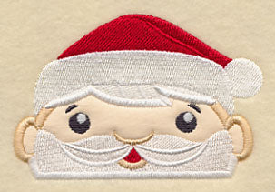 Peeking Santa (Applique)