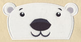 Peeking Polar Bear (Applique)