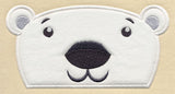 Peeking Polar Bear (Applique)