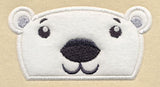 Peeking Polar Bear (Applique)
