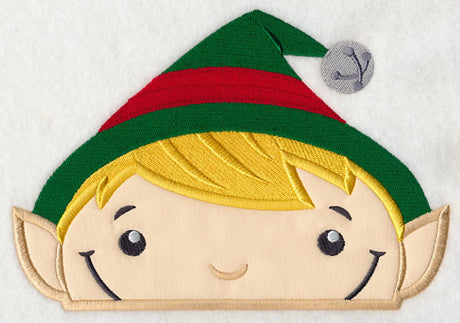 Peeking Boy Elf (Applique)