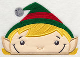 Peeking Girl Elf (Applique)