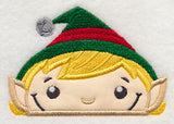 Peeking Girl Elf (Applique)