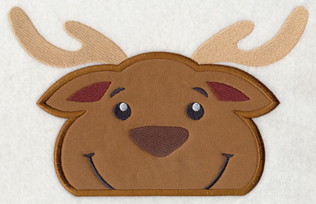 Peeking Reindeer (Applique)