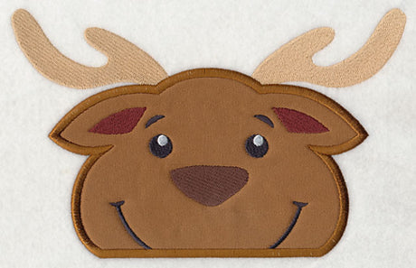 Peeking Reindeer (Applique)