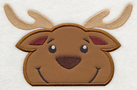 Peeking Reindeer (Applique)