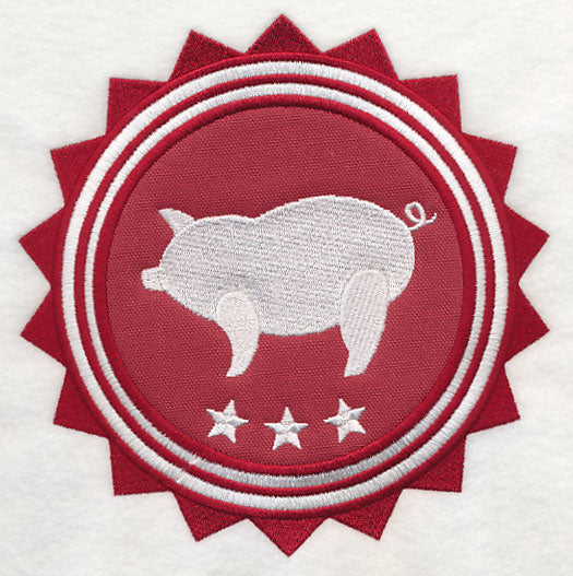 Pig Stamp (Applique)