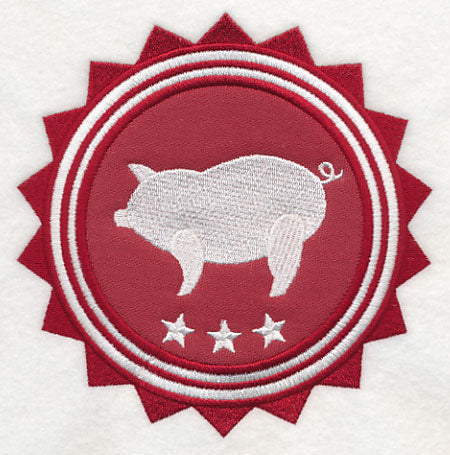 Pig Stamp (Applique)