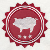 Pig Stamp (Applique)